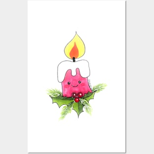 The Christmas candle Posters and Art